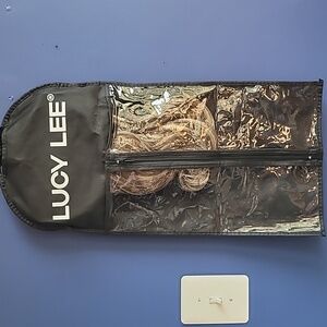 Invisible Wire Hair Extensions with Transparent Headband Adjustable 14 inch